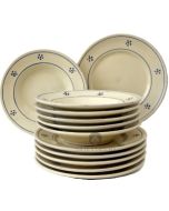 Set da Tavola in Terracotta Stelle 12 pz