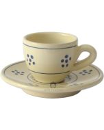 Set De Taza De Café Con Platillo Estrellas
