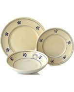Set da Tavola in Terracotta, Ciotola Stelle 18 pz