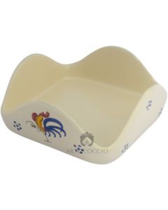 Quadratischer Serviettenhalter Hahn