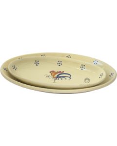 Set Ovaler Servierplatten Hahn