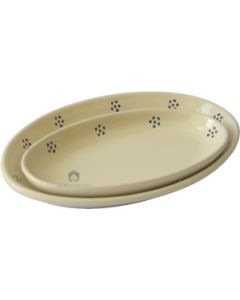 Set Ovaler Servierplatten Sternen