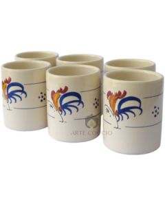 Set Zylindrischer Gläser Ohne Henkel Hahn