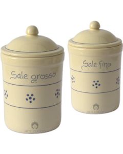 Set Salzbehälter Für Feines Und Grobes Salz Sterne