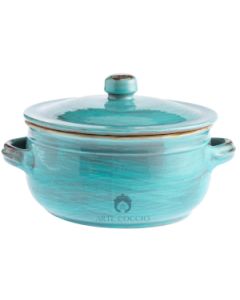 Türkiser Schmortopf Terre Antiche