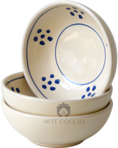 Set Ciotole in Terracotta Stelle - Aperitivi, Salse e Stuzzichini - 3 pezzi-Ø 14 cm