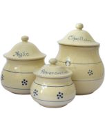 Set Zwiebel, Knoblauch und Chili Halter Sterne