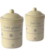 Set Salzbehälter Für Feines Und Grobes Salz Sterne