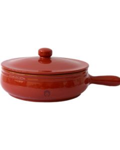 Padella Rossa con coperchio