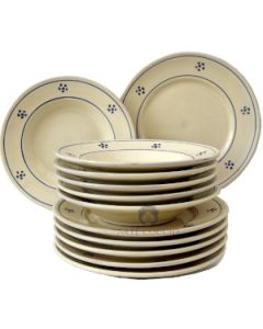 Set da Tavola in Terracotta Stelle 12 pz