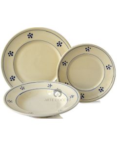 Set da Tavola in Terracotta, Stelle 18 pz