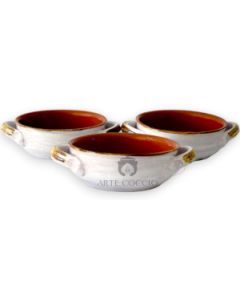 Set 3 Terrine Terre Antiche Bianco 